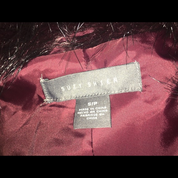 Womens Burgundy/black Vest - Picture 2 of 7